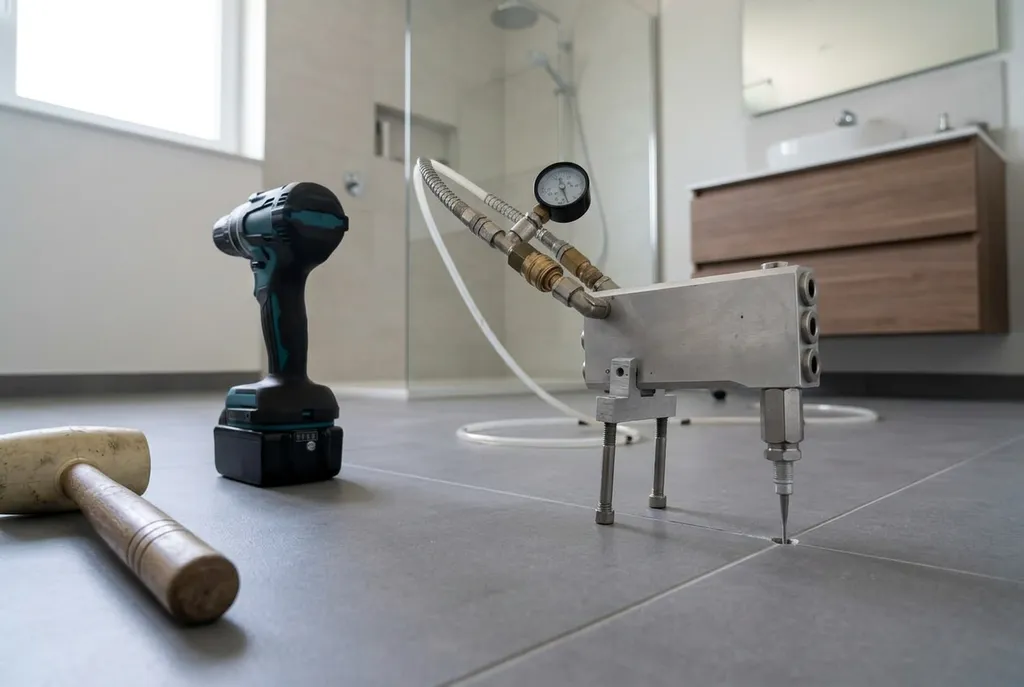 Kitbedrijf Urk – holle tegels injecteren